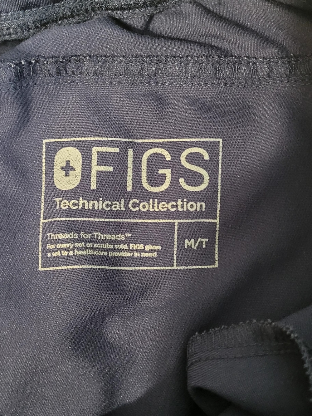 Navy, Kade Cargo Scrub Pants, Medium Tall - Picture 6 of 11